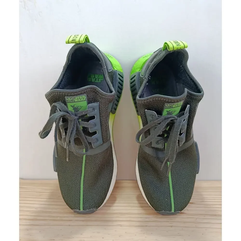 Adidas NMD R1 x Star Wars Shoes Green Yoda 2019 Athletic Sneaker Size 5